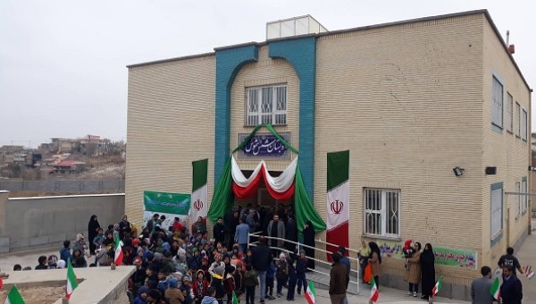 بهره برداری از دبستان خیرساز شمس الشموس درروستای ده غیبی مشهد
