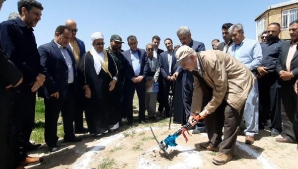 آغاز عملیات ساخت مدرسه ۵ کلاسه کودکان استثنایی در شهرستان روانسر