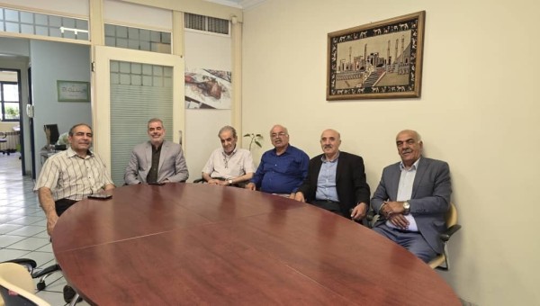 دیدار مدیر عامل جامعه خیرین مدرسه ساز کشور با مهندس حریری