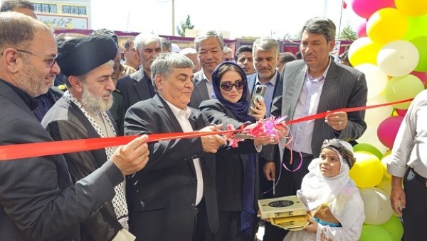 بهره برداری از مدرسه خیر ساز تینا مقدم پناه در بجستان
