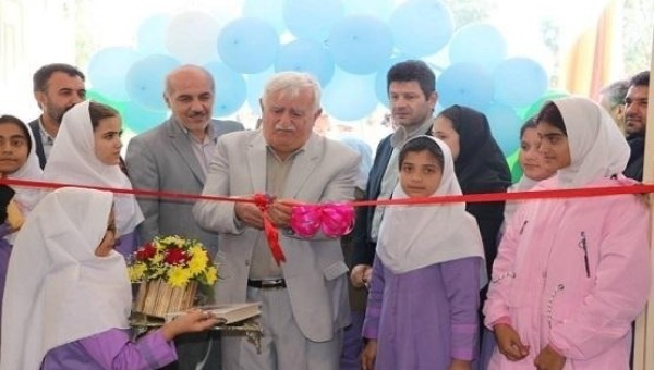 افتتاح مدرسه مرحوم زندهیاد سیده خدیجه رسولیزاده در روستای تقرتپه گرگان