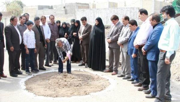  اغاز ساخت عملیات 4 مدرسه خیرساز در شهرستان جیرفت