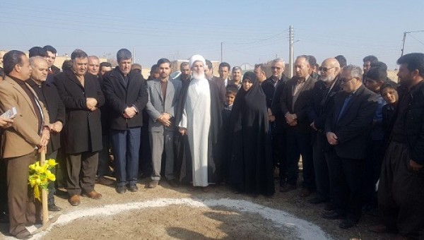 آغاز عملیات ساخت مدرسه ۶ کلاسه خیری روستای قبانکندی میاندوآب