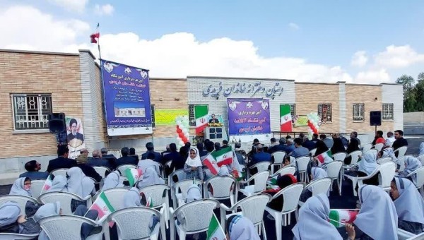 بهره برداری از مدرسه ۶ کلاسه خیر ساز خاندان فریدی در شهرستان خوسف