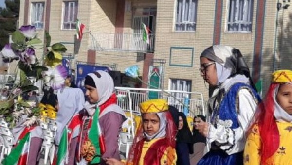 افتتاح دبستان دخترانه زنده یاد سید هاشم حسینی(بنیاد حسینی۴) در نیشابور
