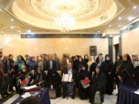 تقدیر از همسران روسای مجامع خیرین مدرسه ساز کشور در حاشیه گردهمایی همدان